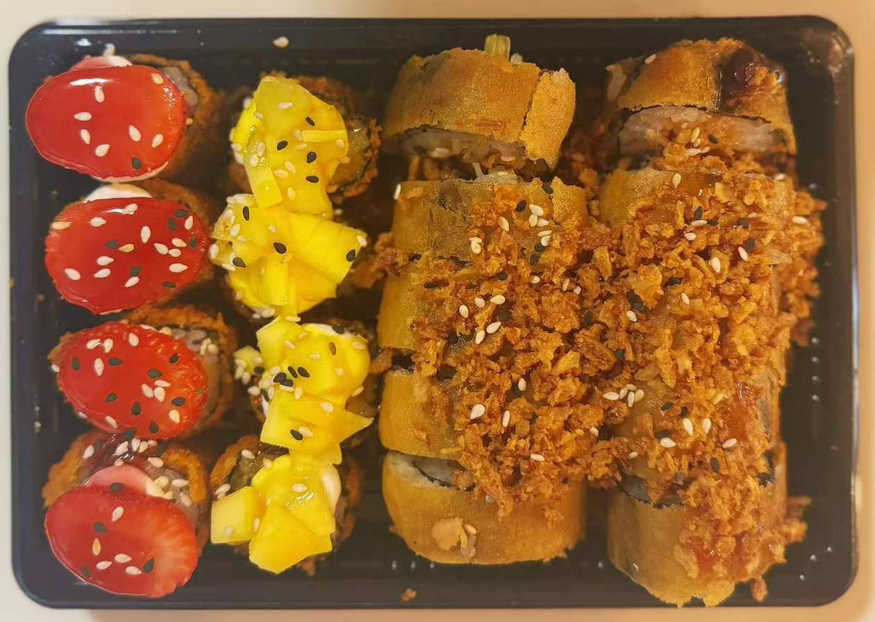 🌟B16A. Hot Sushi 16 Pieces