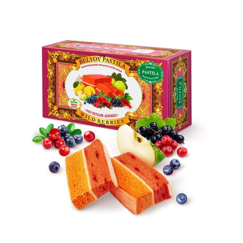 PASTILA BELYOV "FRUCTE DE PADURE" FARA ADAOS DE ZAHAR 100GR