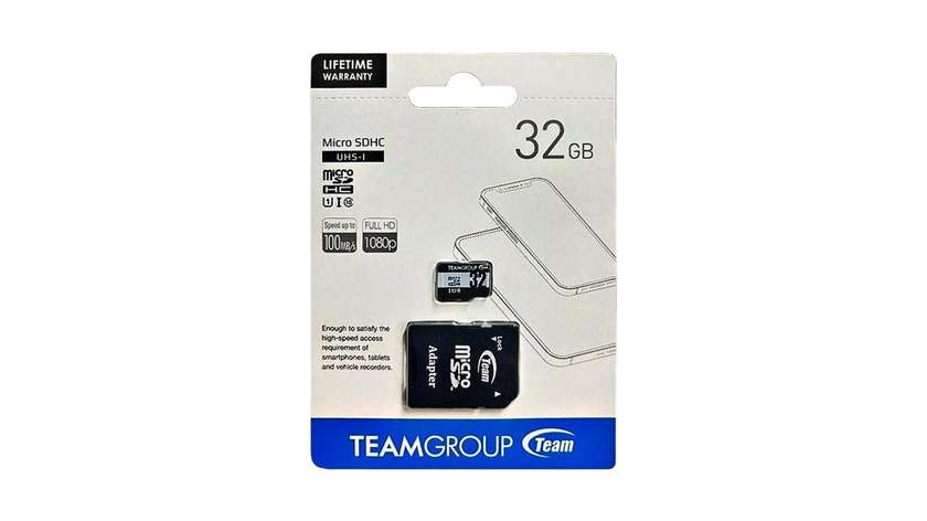 Team Group MICRO SD HC 32GB CLASS 10 ჩიპი