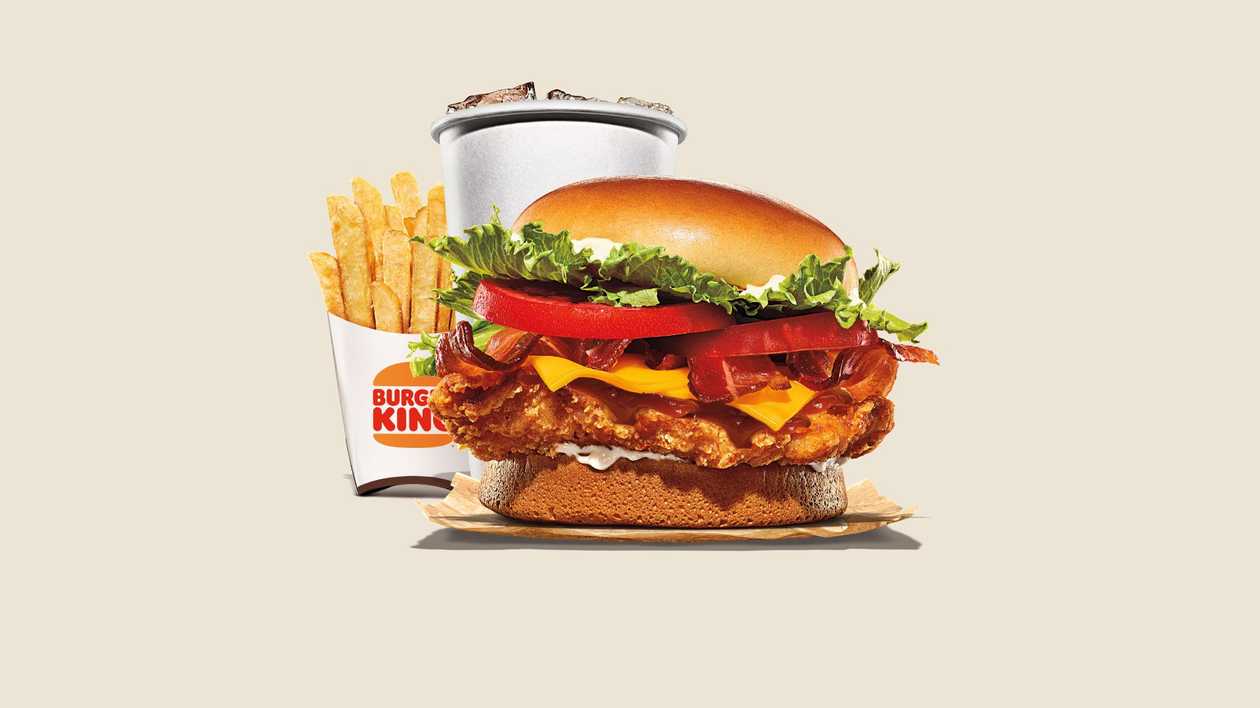 Crispy Chicken BBQ Medium Meal