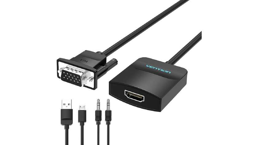 VENTION VGA to HDMI Converter +aux +micro usb