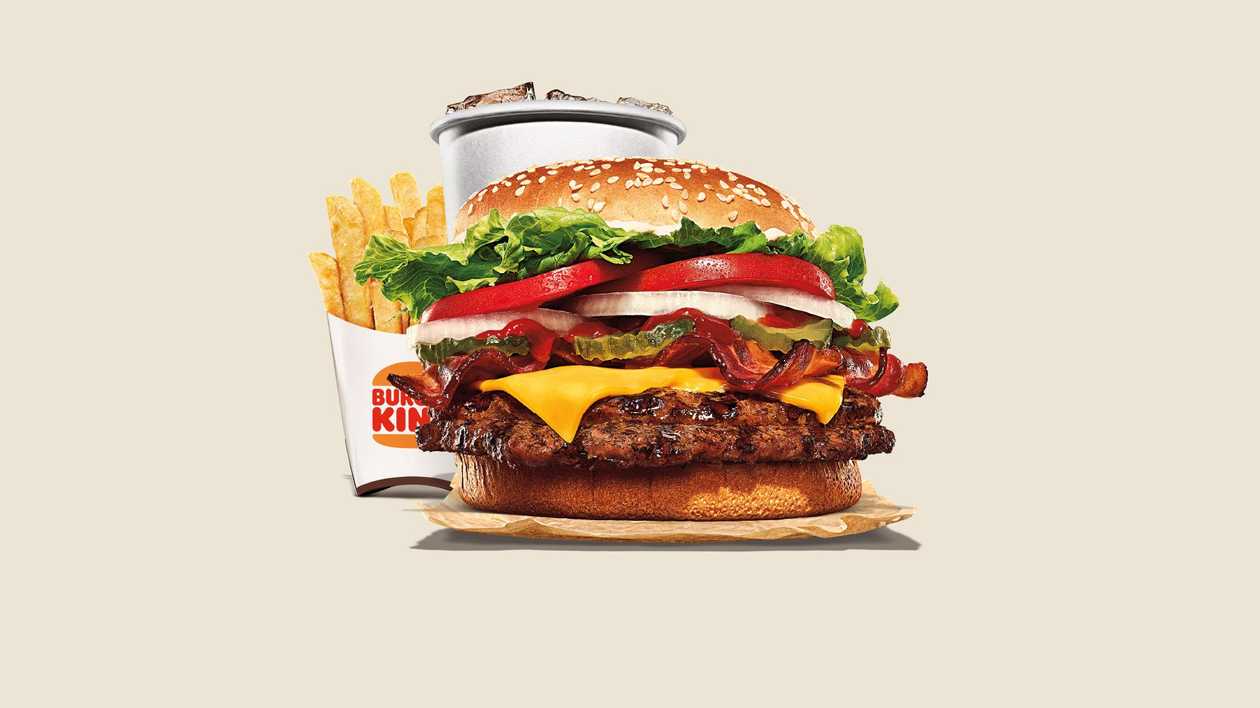Double Whopper Cheese & Bacon Regular Meal