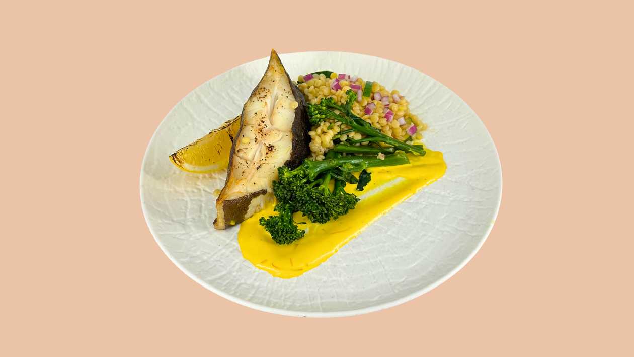 Halibut steak