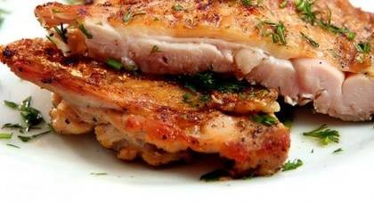 Grilled Boneless Chicken Thighs