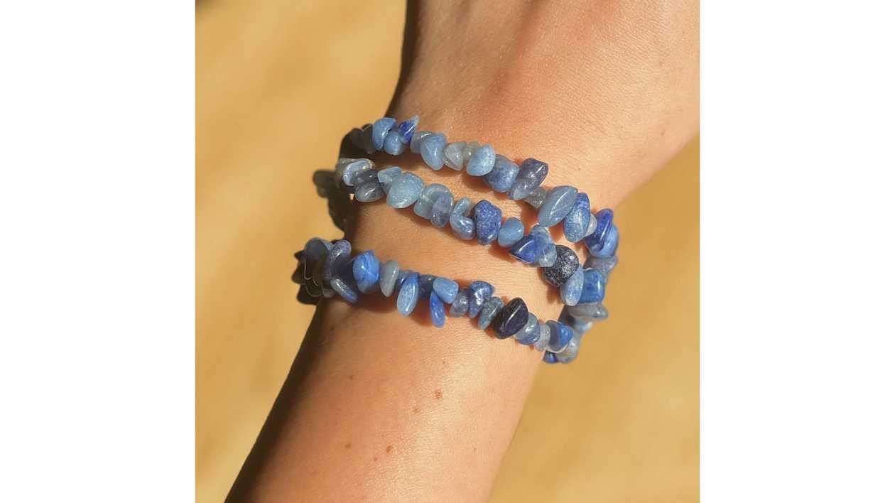 Blue Aventurine Chip Bracelet