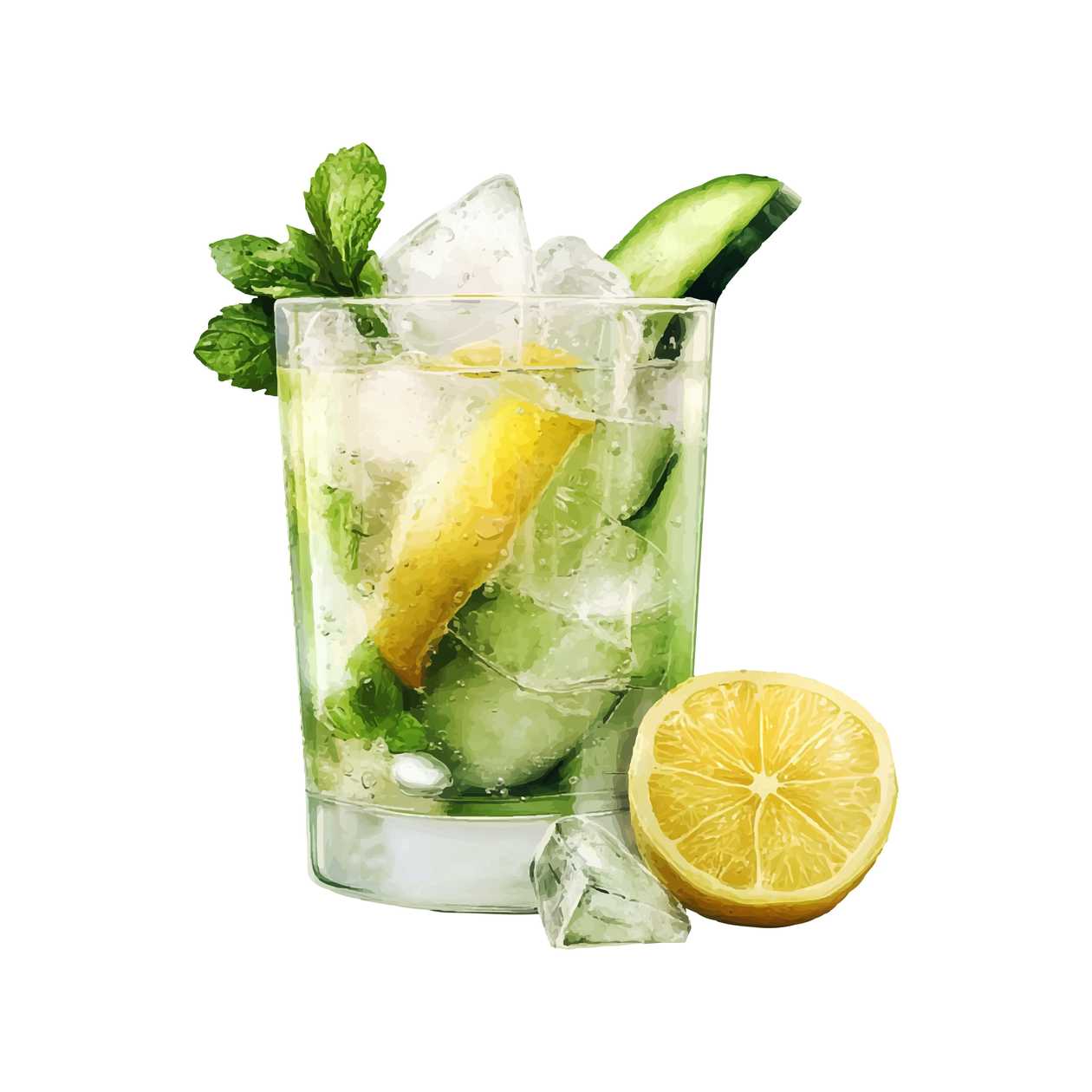 LIMONADA COM HORTELÃ