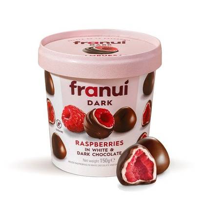 ZMEURA IN CIOCOLATA ALBA SI CIOCOLATA AMARUIE 150GR FR