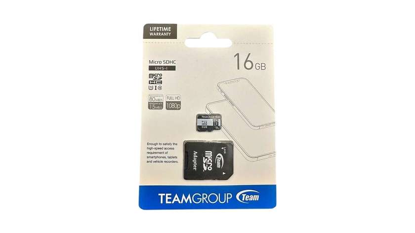Team Group MICRO SD HC 16GB CLASS 10 ჩიპი