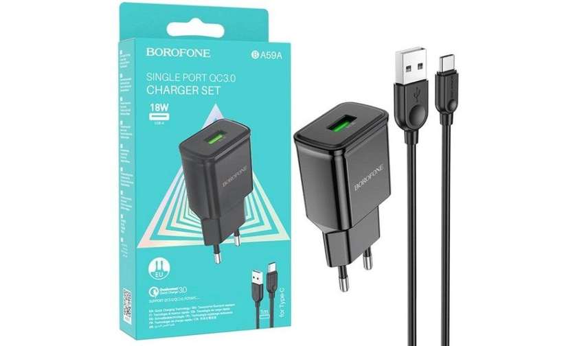 borofone A59A charger set Type C