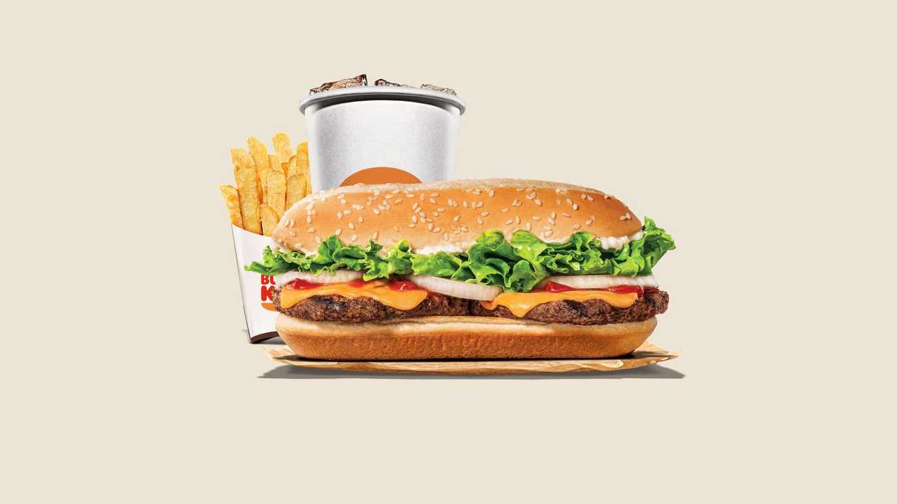 Long Cheeseburger Medium Meal