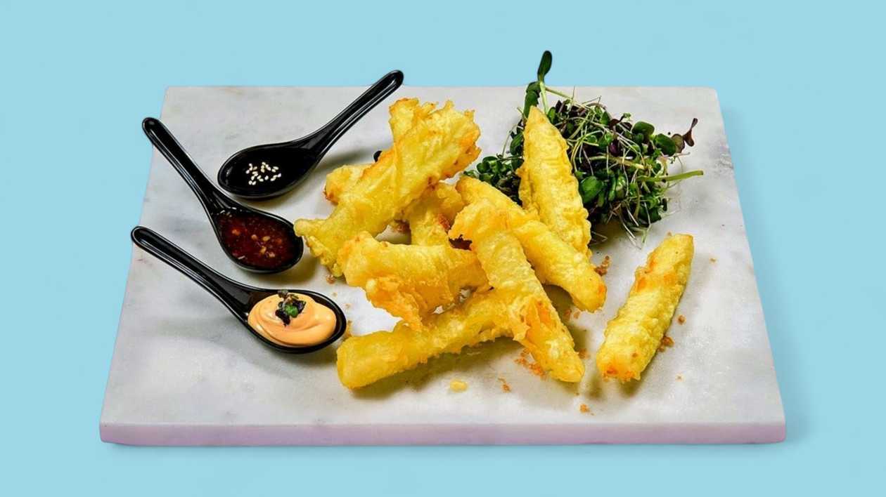 Halloumi w tempurze