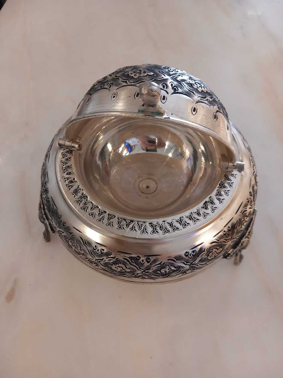 Silver Bowl for Caviar