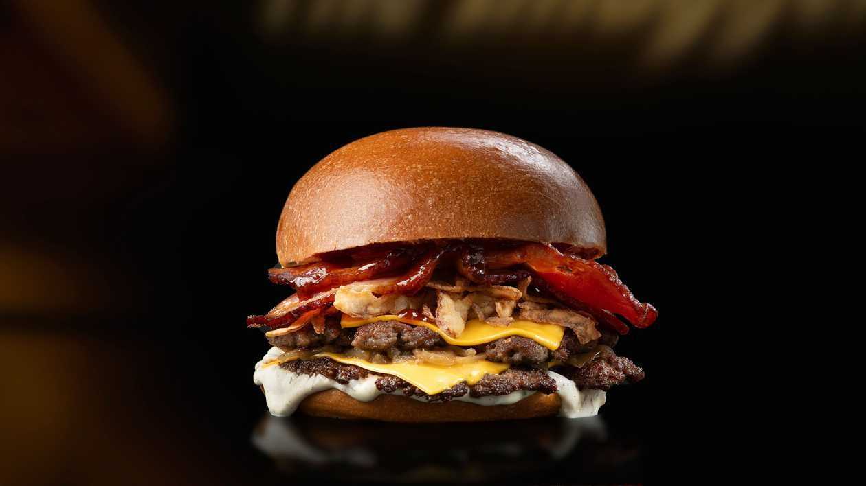 BBQ Bacon Double Cheeseburger