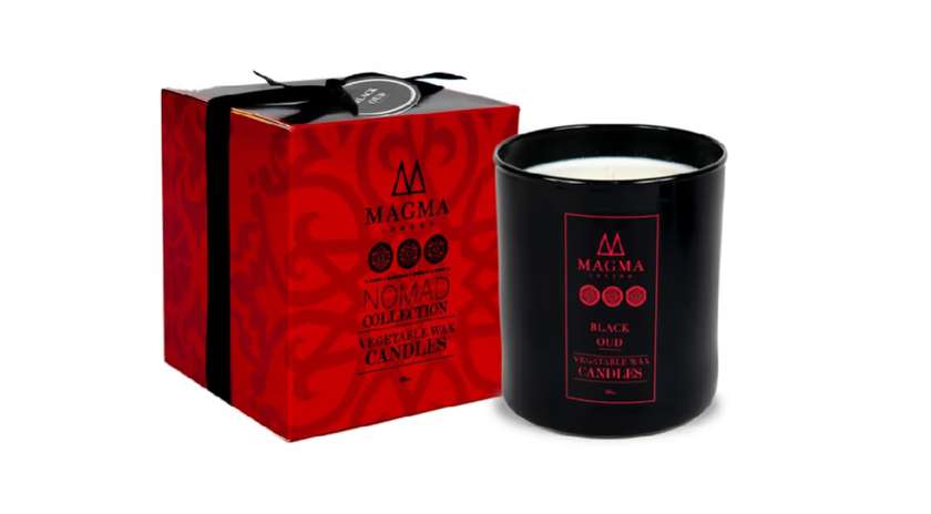 Amber & Musk Mirage Vegetable Wax Candle, 750g