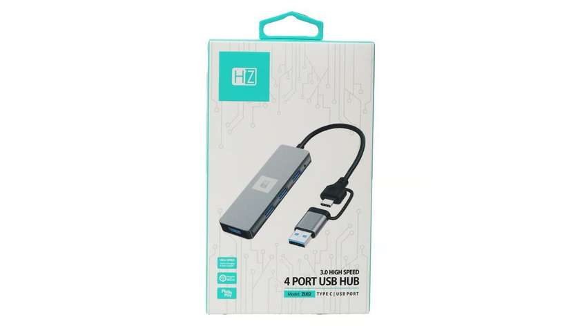 Heatz 4 Port USB Type-C Hub ZU02