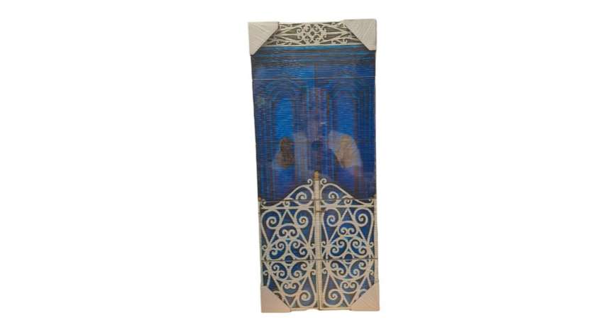 Stephanie Borg Wooden Doors H 48cM (BLUE DOOR)