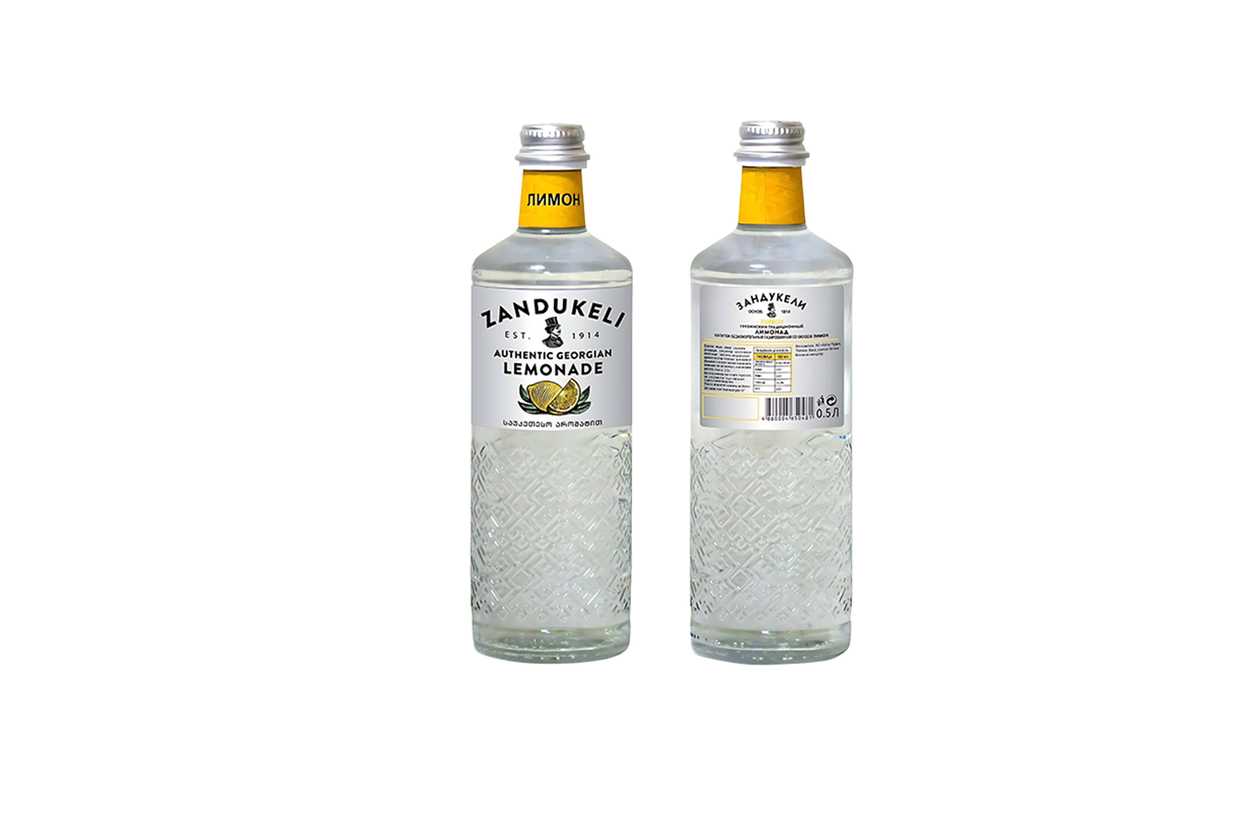 Лимонад Zandukeli лимон 0,5 л