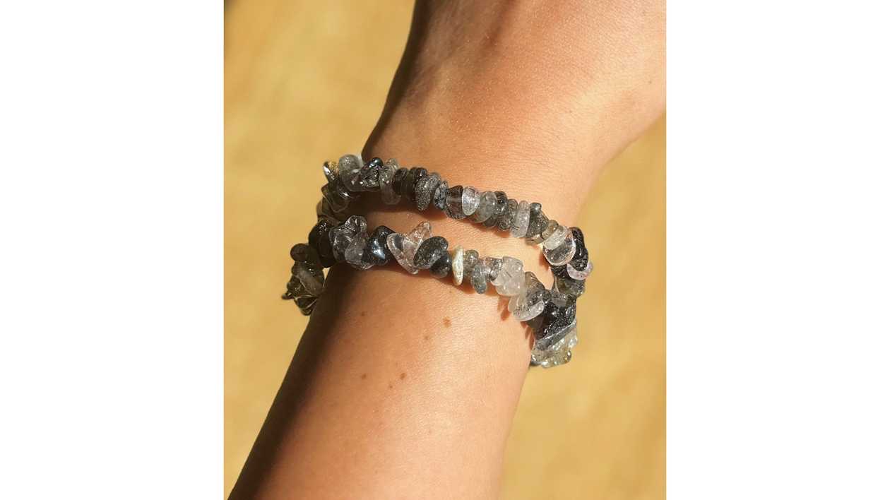 Quartz Tourmaline Bracelet