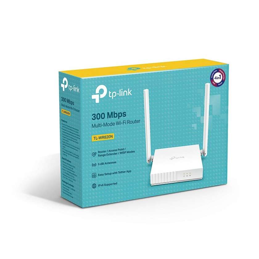 Wifi router TL-WR820N,TP-Link, 300Mbps Wireless ვაიფაი როუტერი