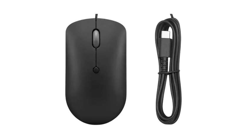Lenovo 400 USB-C Wired Compact Mouse