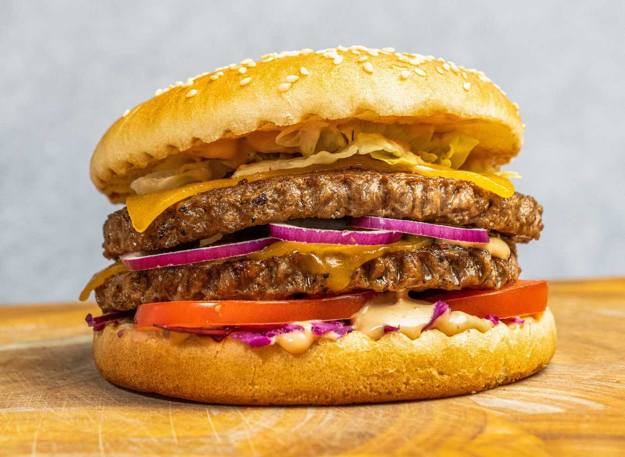 Special Double Hamburger Menu