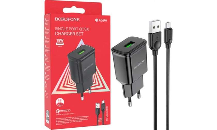 Borofone A59A charger set Micro