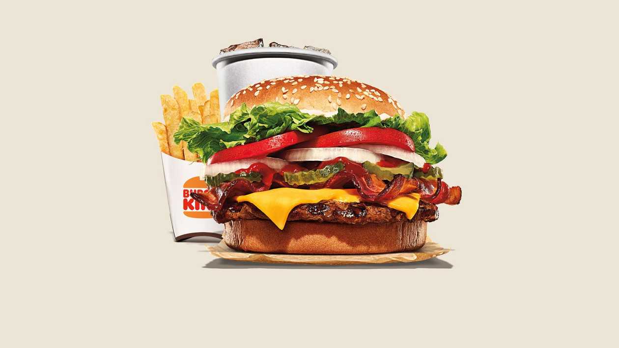 Whopper Cheese & Bacon Medium Meal