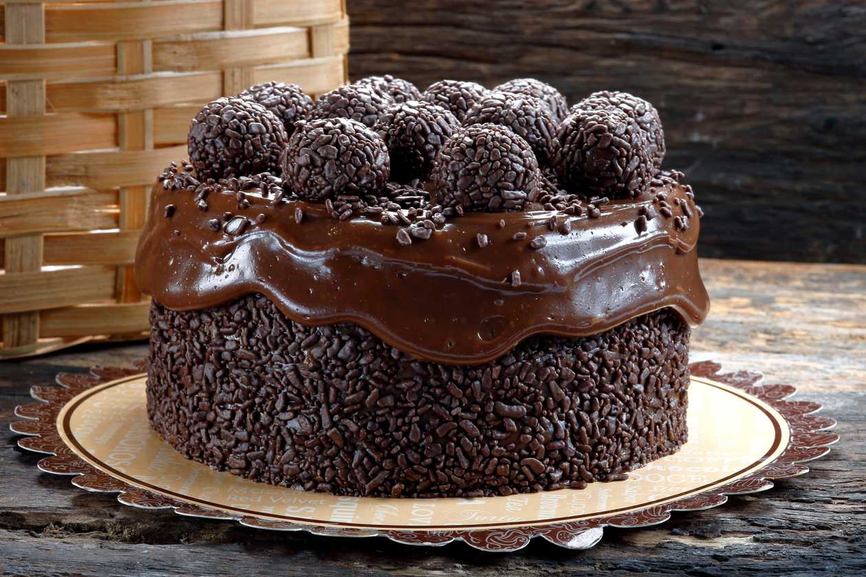 Bolo de Brigadeiro.