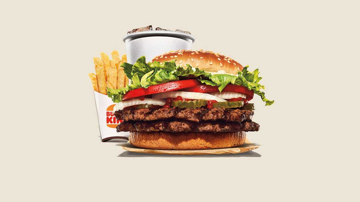 Double Whopper Medium Meal