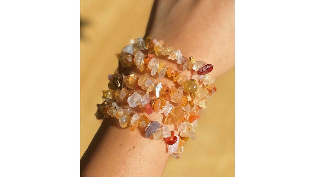 Carnelian Chip Bracelet
