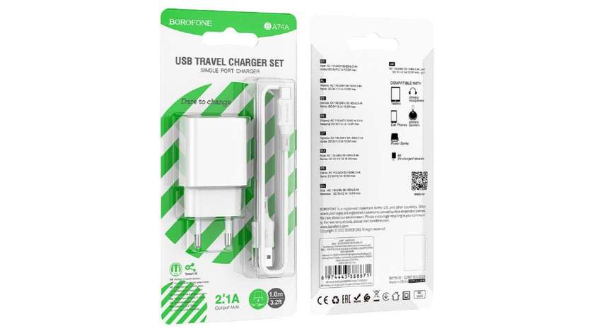 Borofone bA74A Charger Set Type C