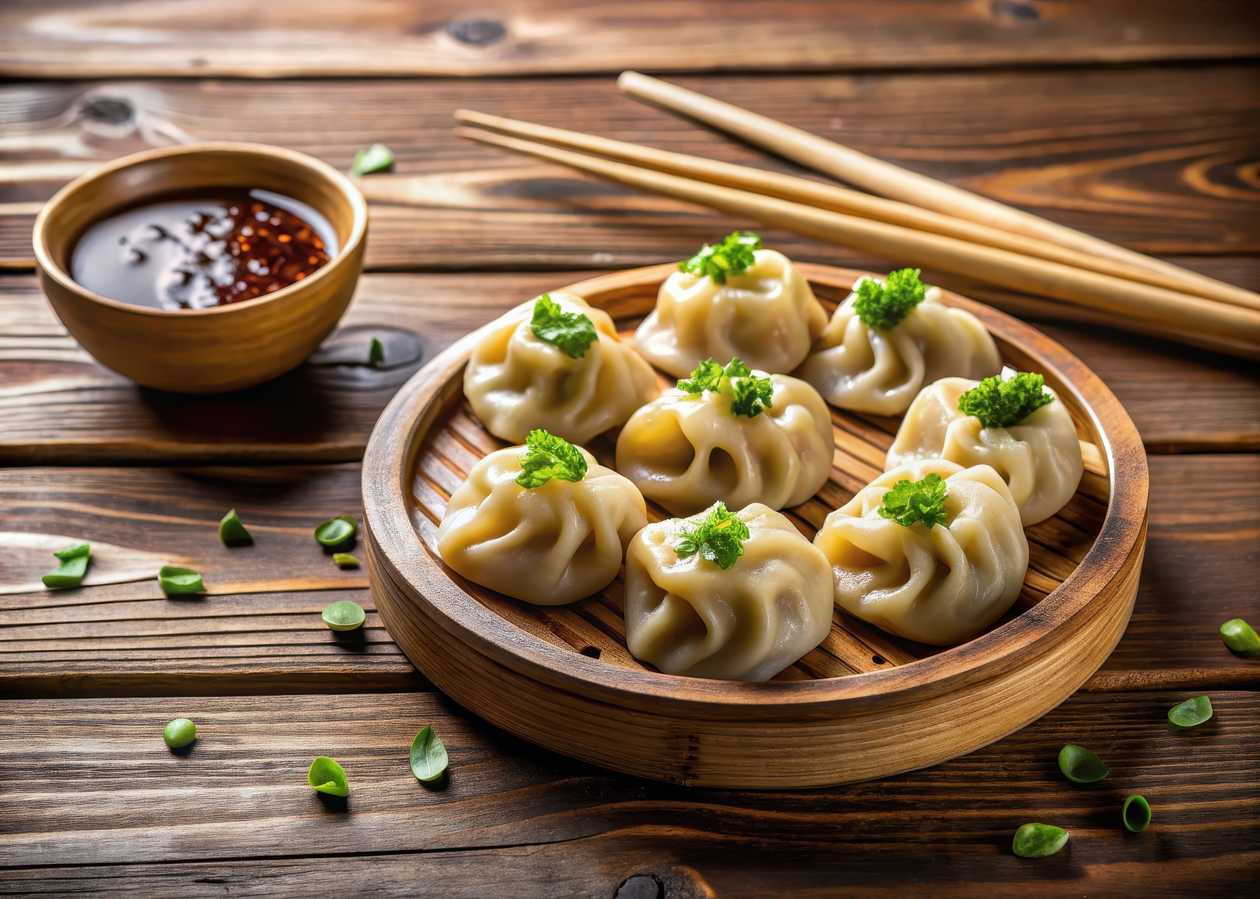 Potato dumplings with sheep's cheese