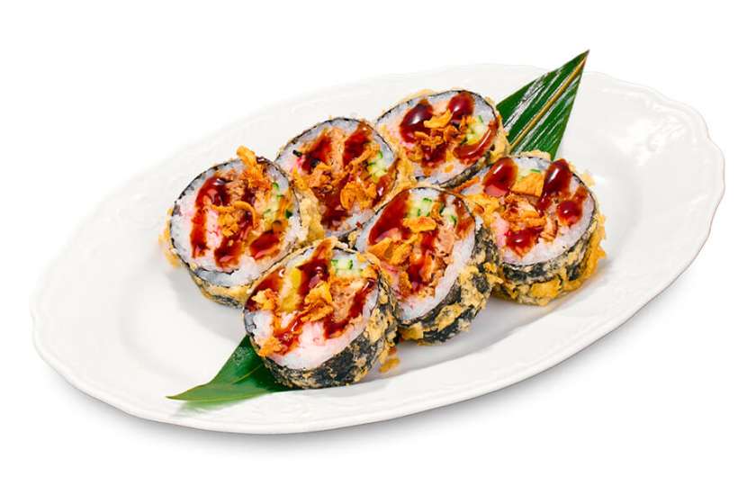 Tempura łosoś & krab