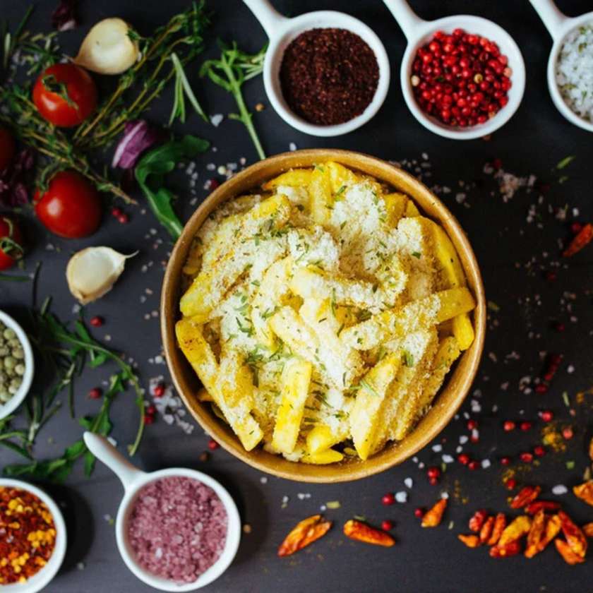 French Fries with Truffle and Parmesan