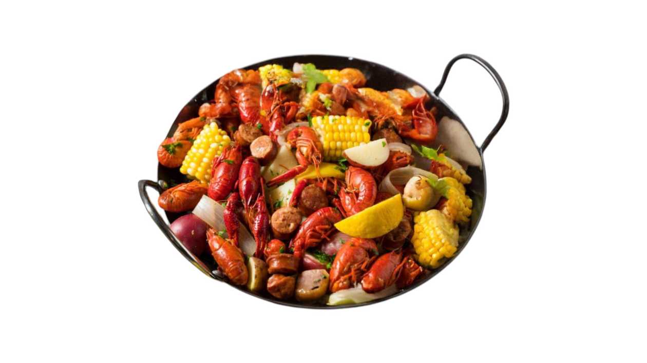 Cajun Seafood Boil with Crawfish, Mussels and Shrimp 1.3kg
