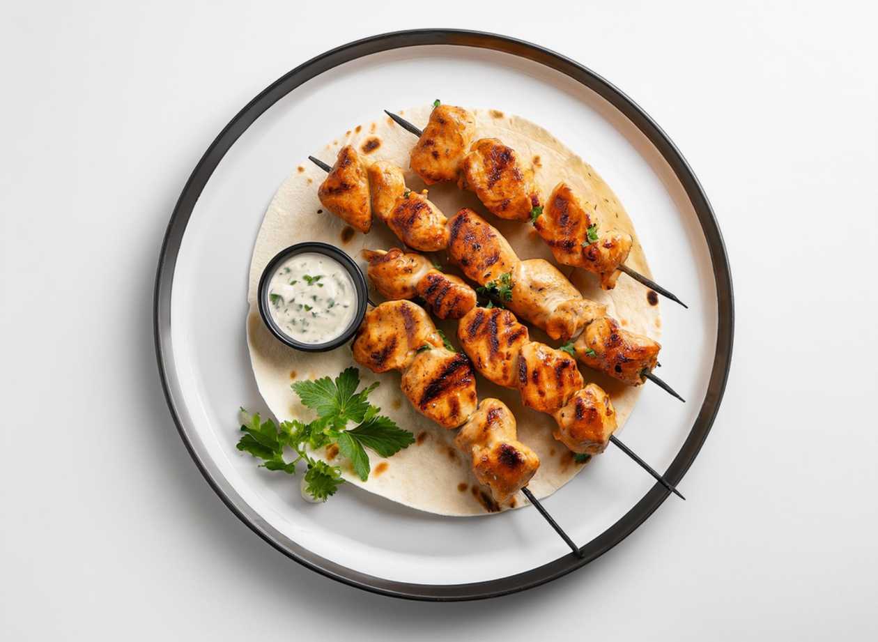 36. Tandoori Chicken Shish Kabab
