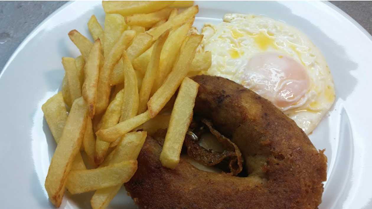 Alheira with Egg and French Fries