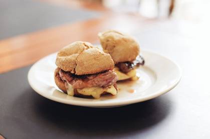 Steak Sandwich on Alentejo Bread