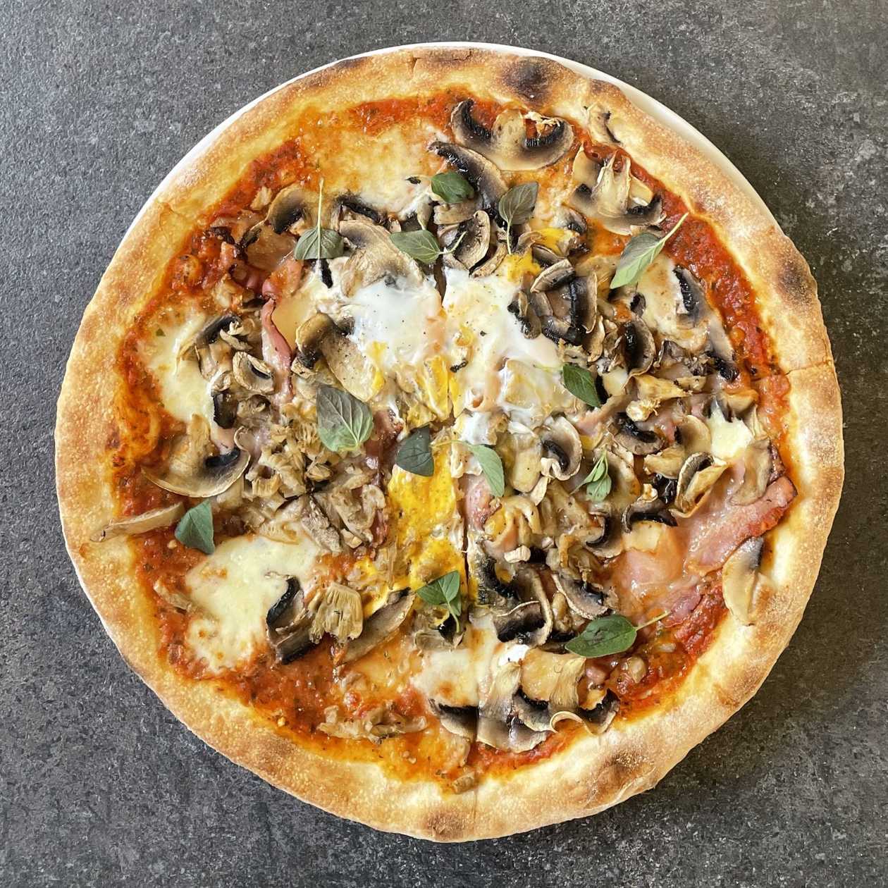 PANCETTA E FUNGHI