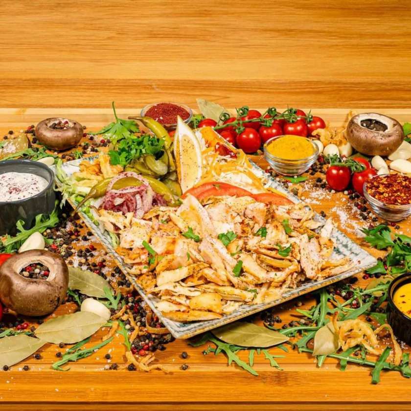 Chicken Plate Shawarma