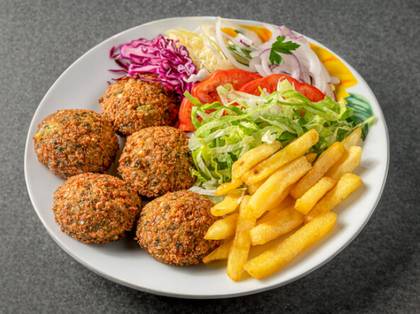 Falafel no Prato