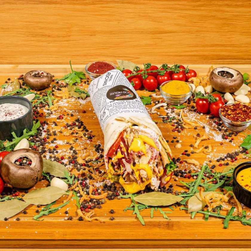 Mix Flatbread Shawarma Large