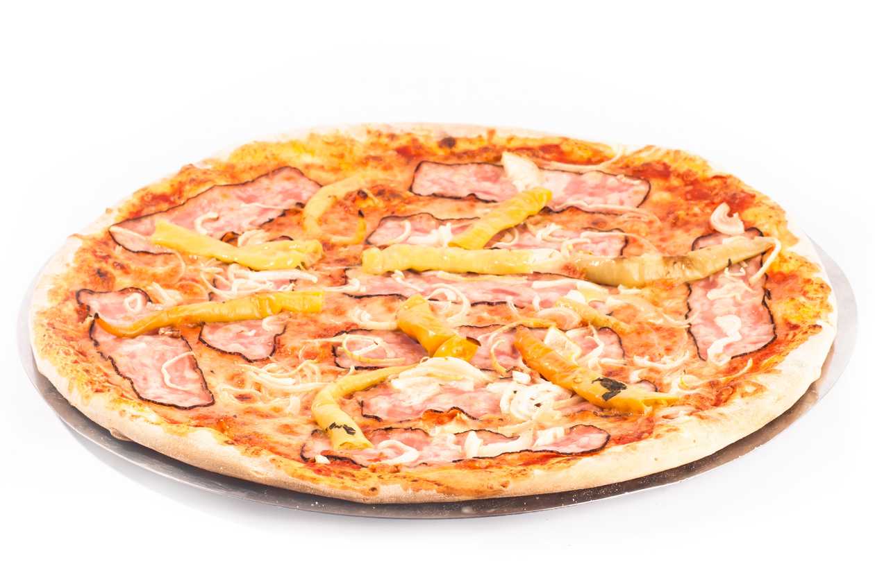 Slaninová pizza 45cm
