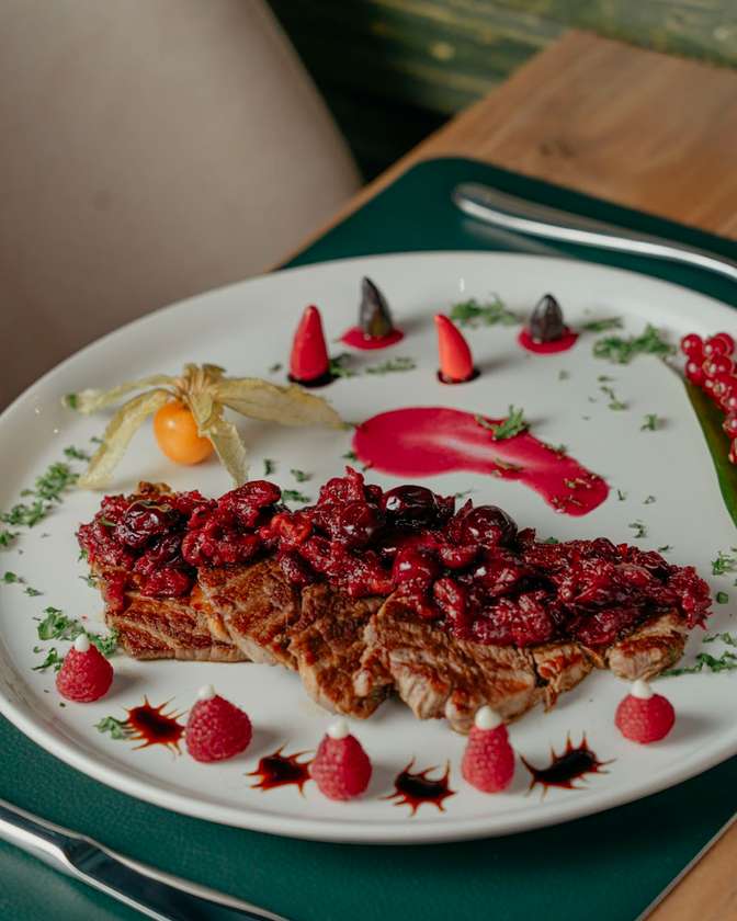 Medallions with Cherry