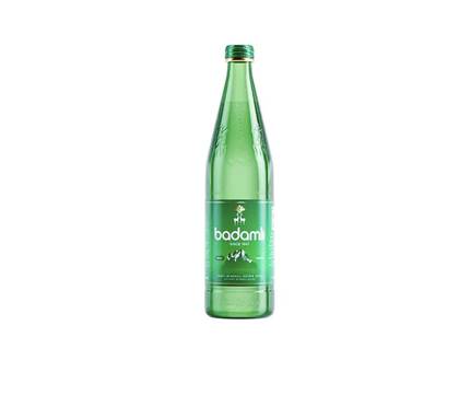 Badamli Sparkling Water 600 ml Glass Bottle