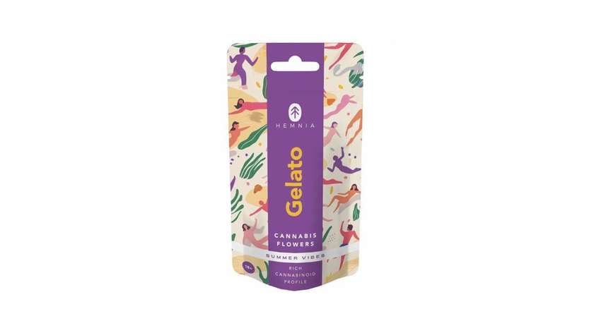 Hemnia CBD Flowers, Gelato - Summer Vibes, 3g