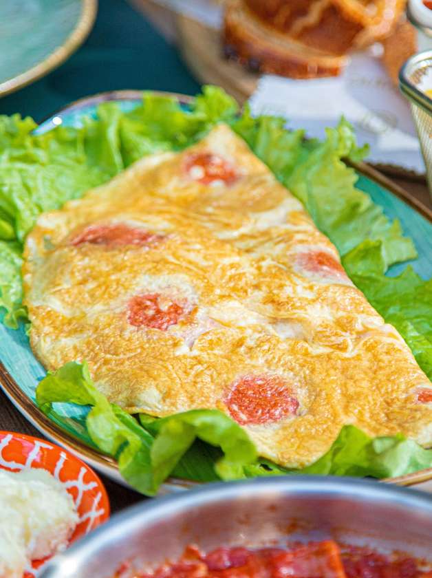 Omelet with Sausage