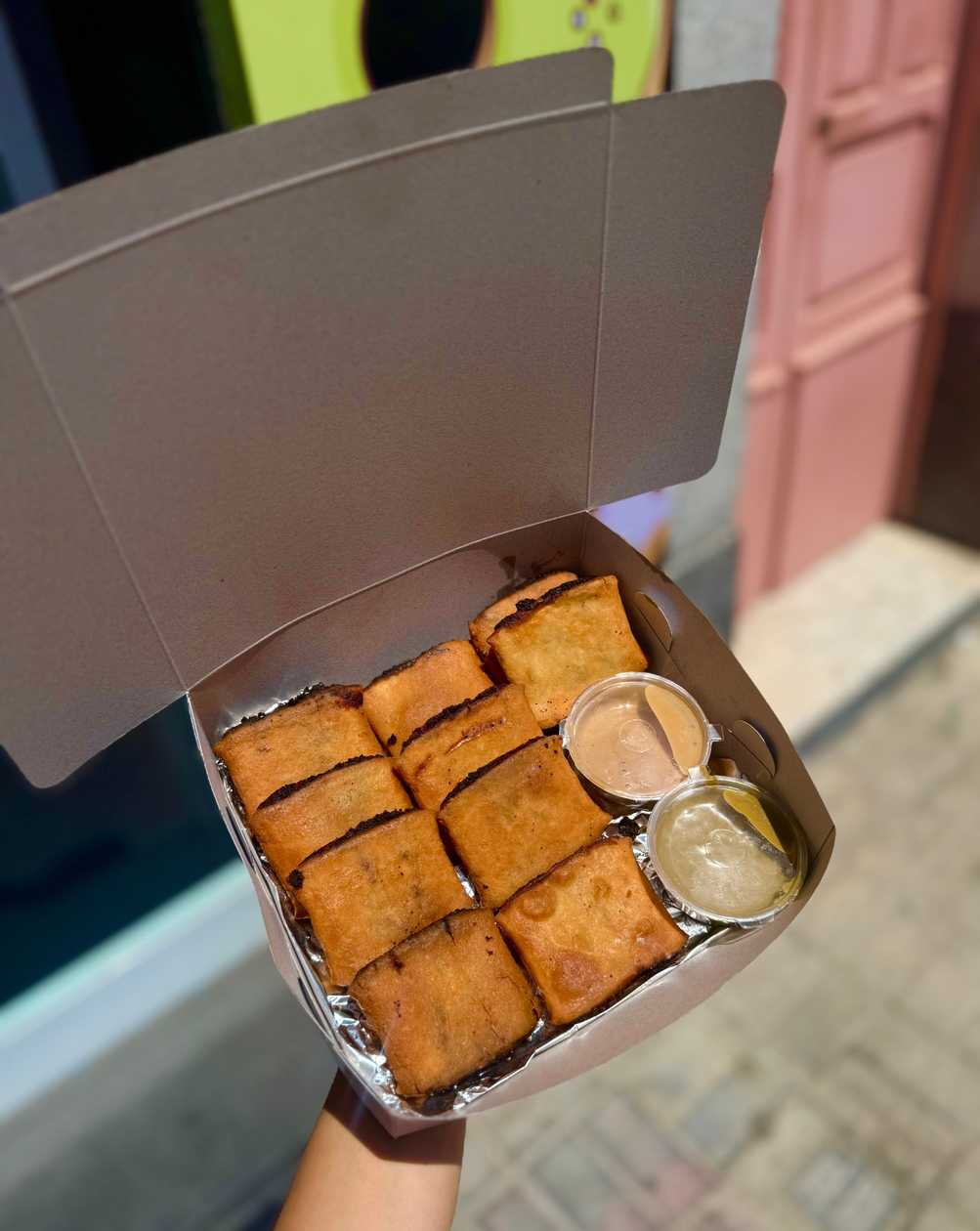 10pcs ( Mini Size Imqaret ) ๐ฅ + 2 dips of your choice