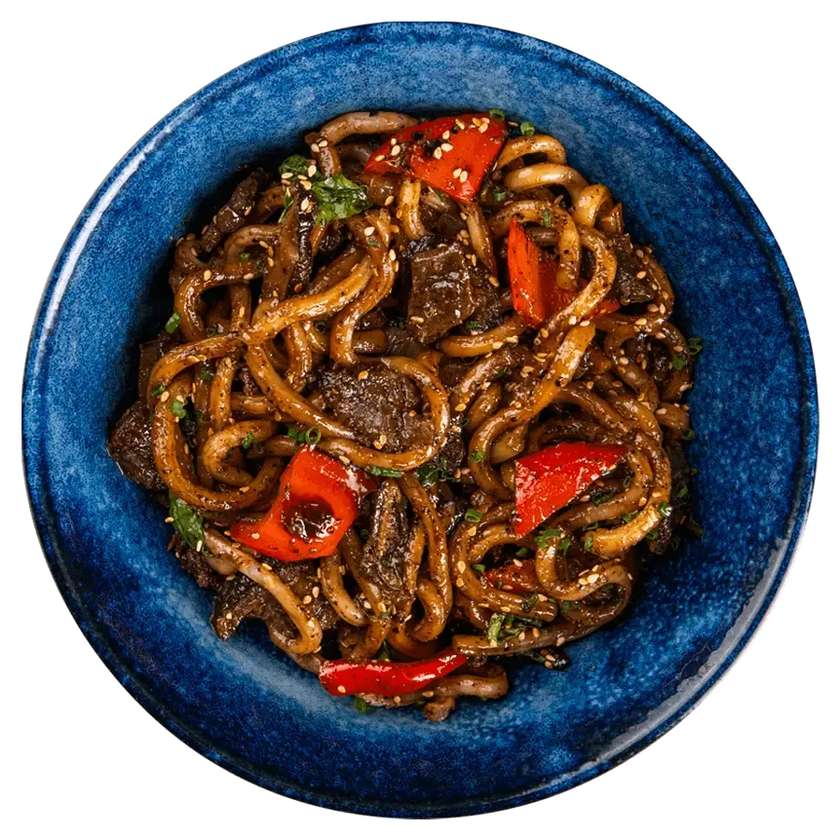 Pepper Beef Udon