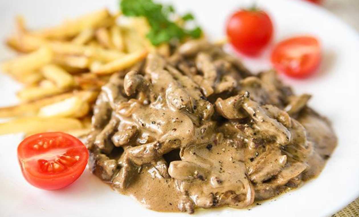 Beef Stroganoff with Tenderloin